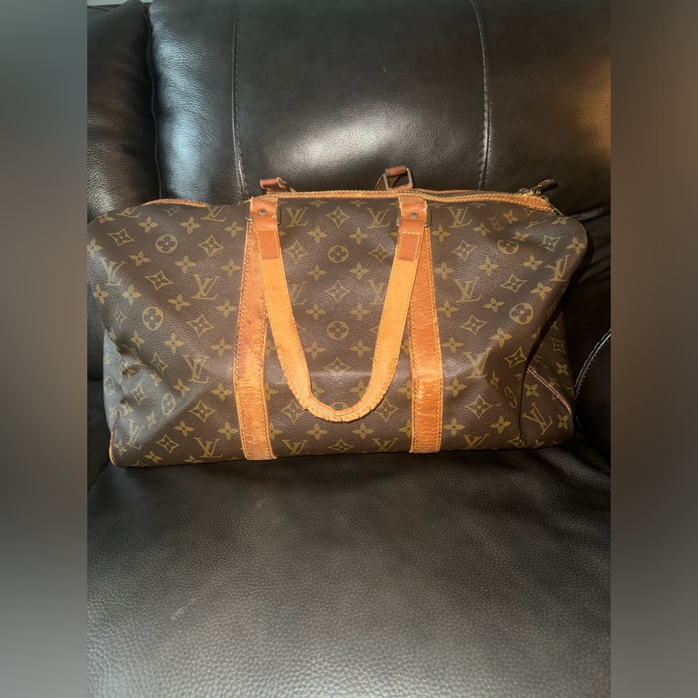 Authentic Vintage Louis Vuitton Keepall 45 Monogram Canvas Travel Bag